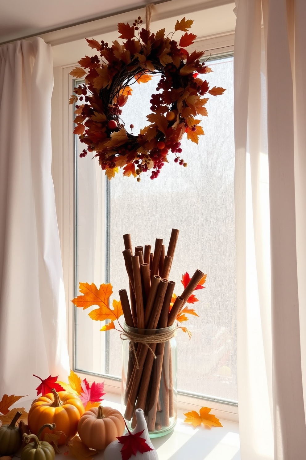 Fall Window Decorating Ideas 24