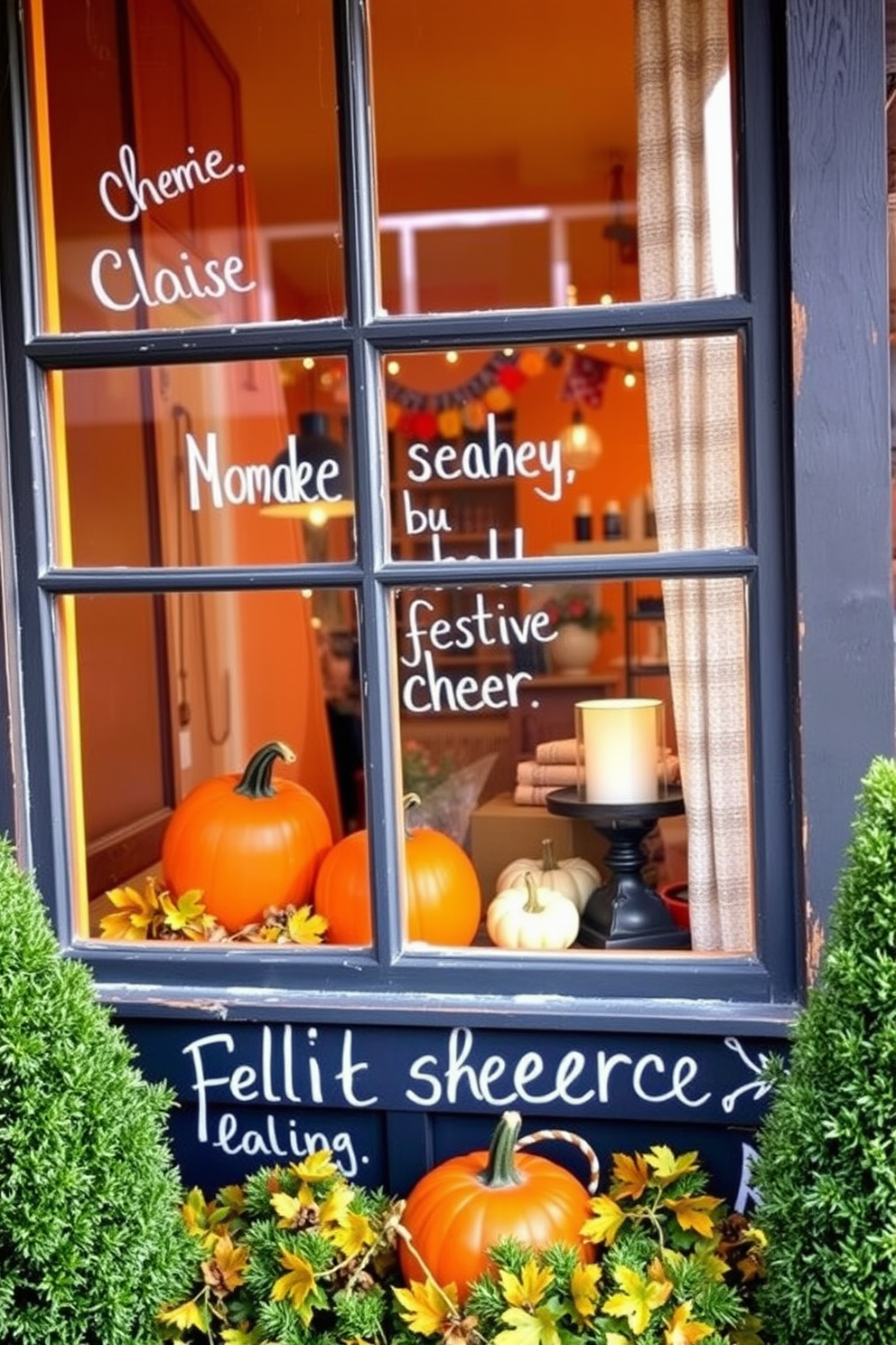 Fall Window Decorating Ideas 29