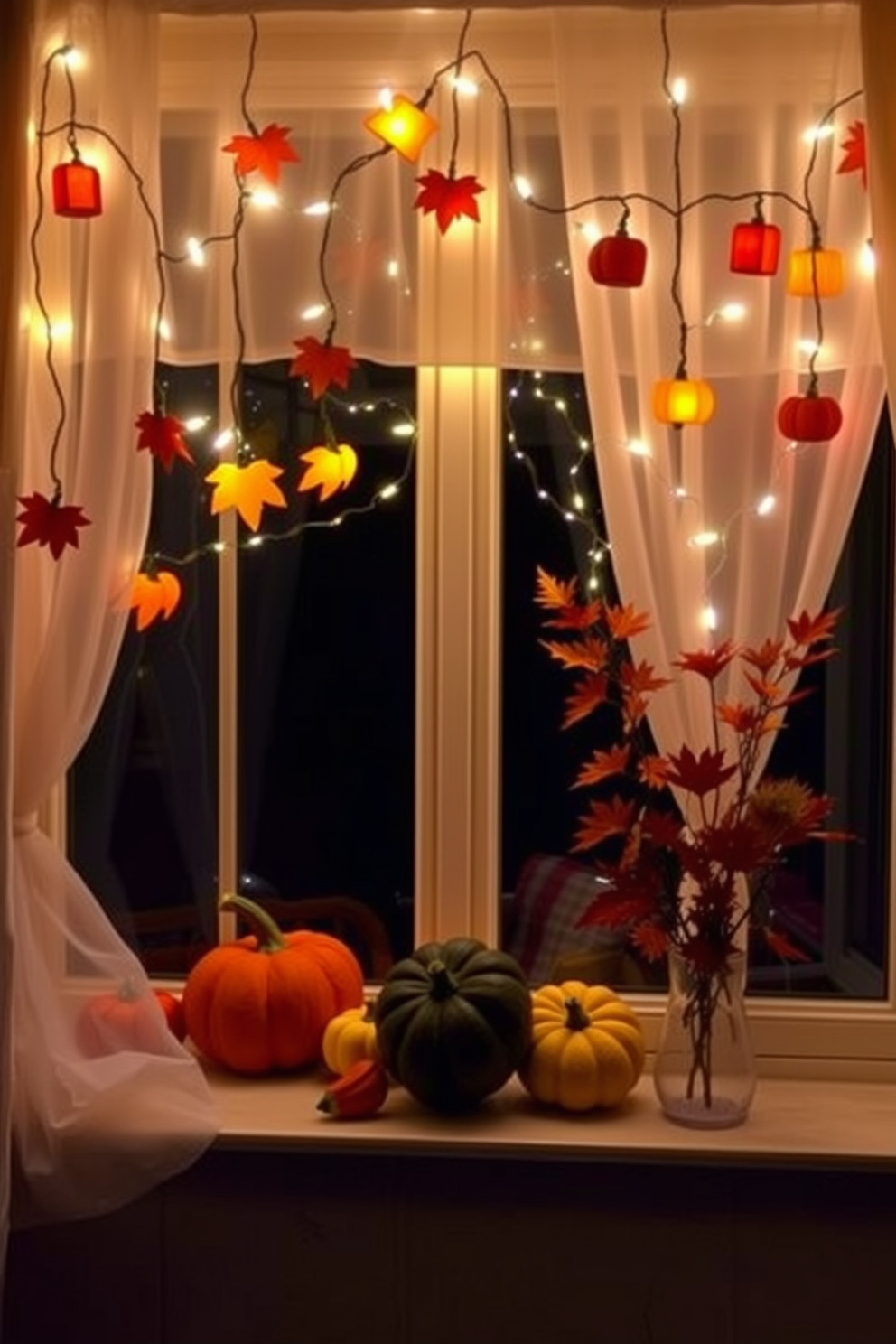 Fall Window Decorating Ideas 9