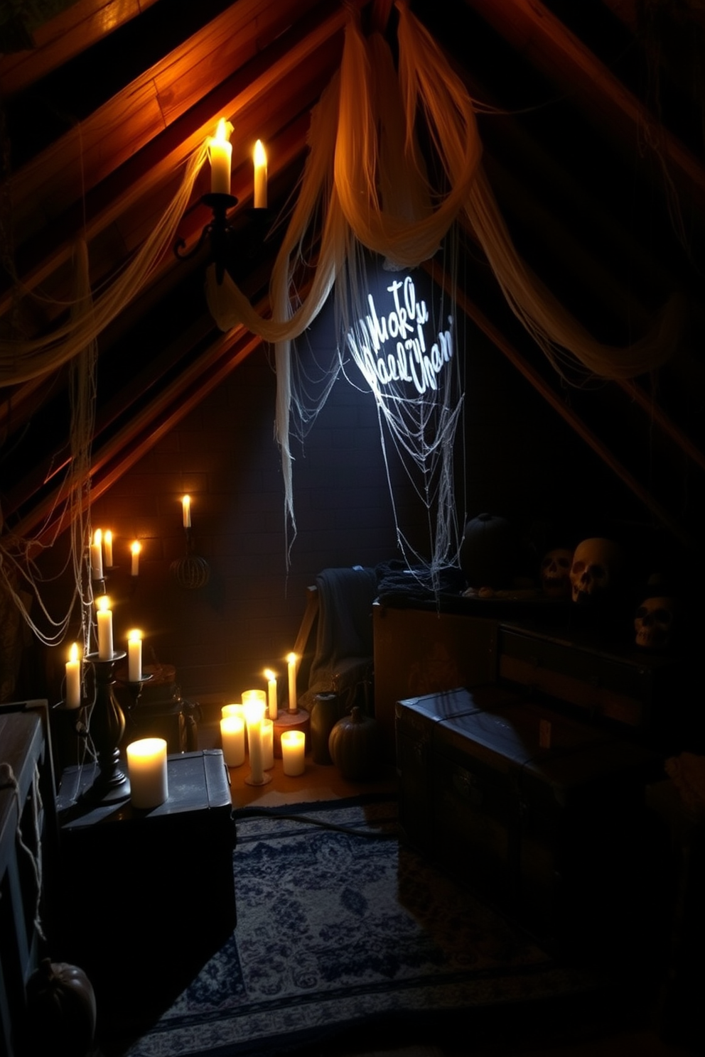 Halloween Attic Decorating Ideas 10