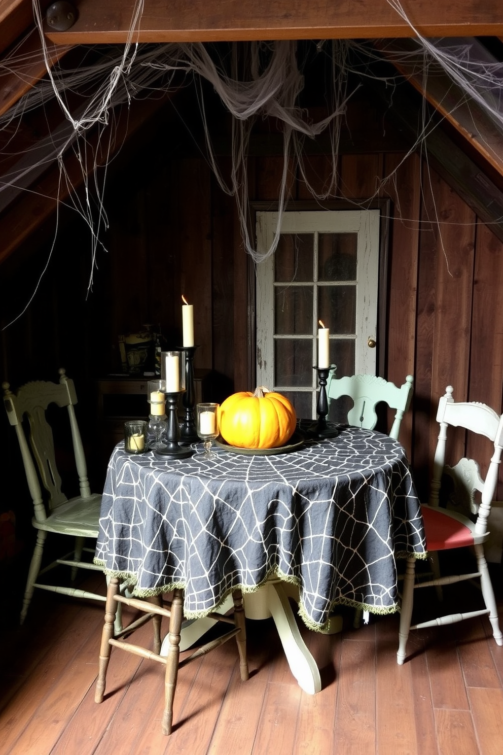 Halloween Attic Decorating Ideas 12