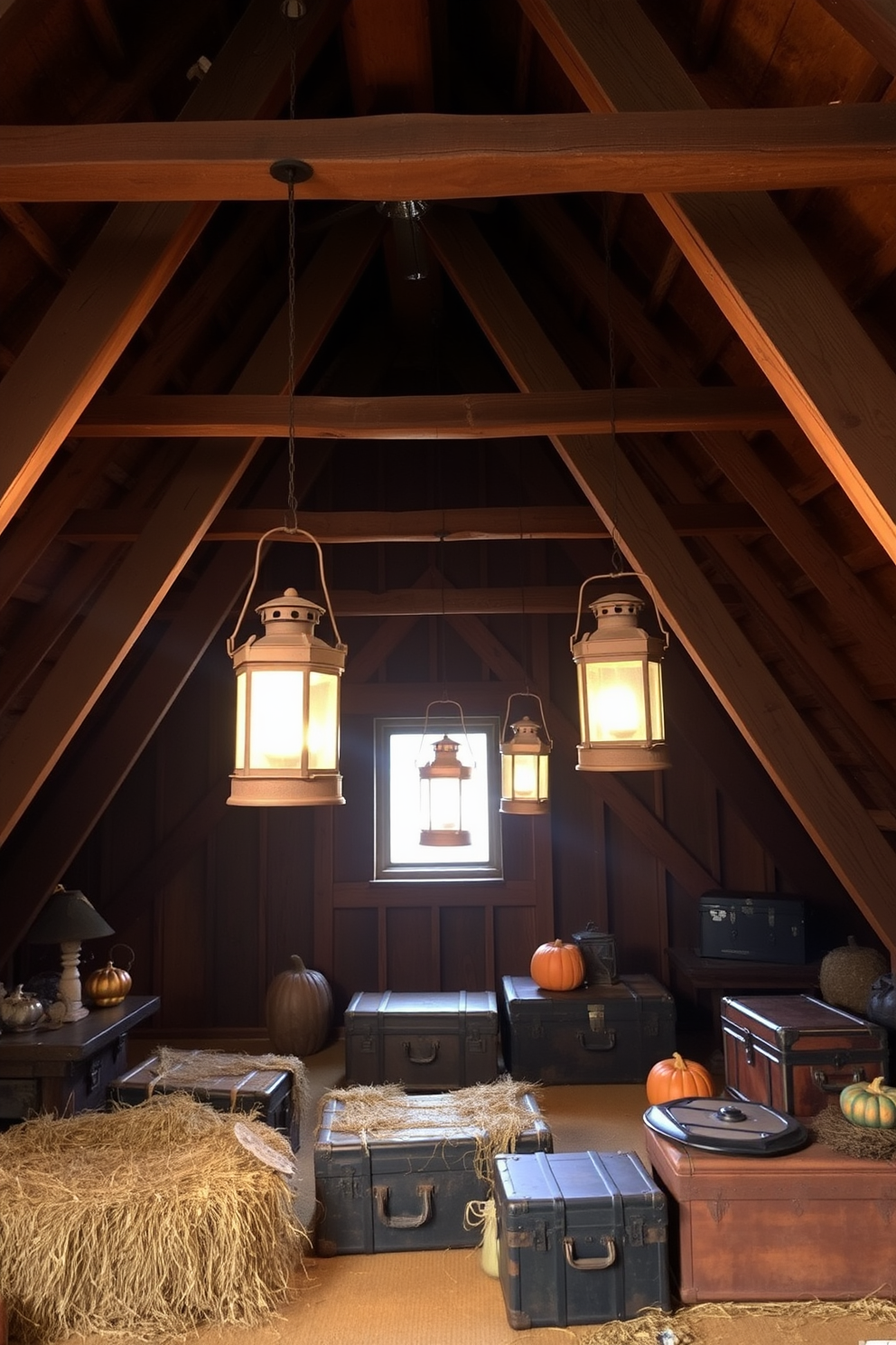 Halloween Attic Decorating Ideas 14