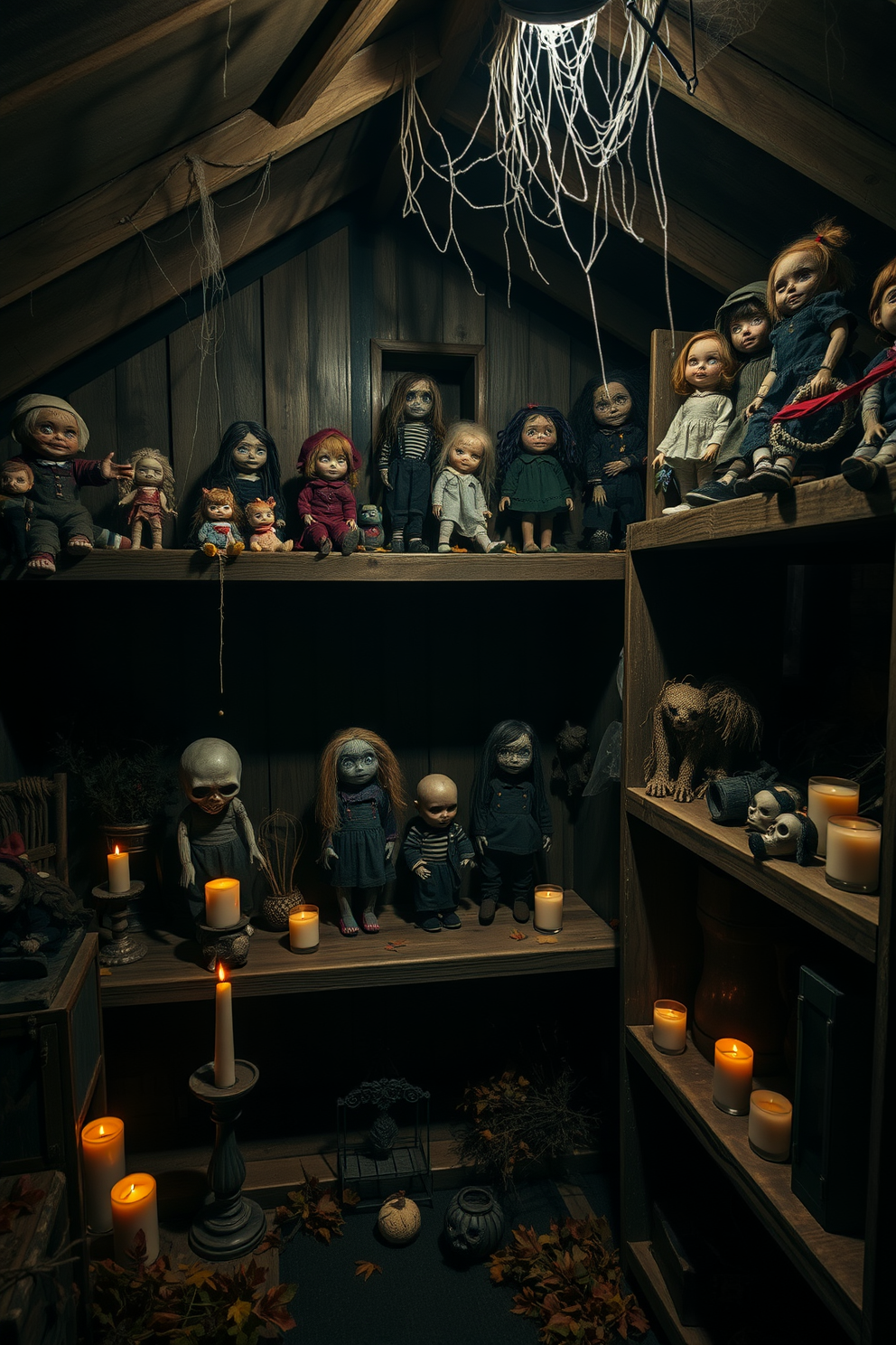 Halloween Attic Decorating Ideas 15