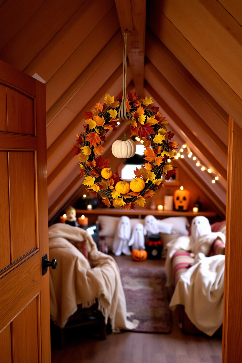 Halloween Attic Decorating Ideas 18