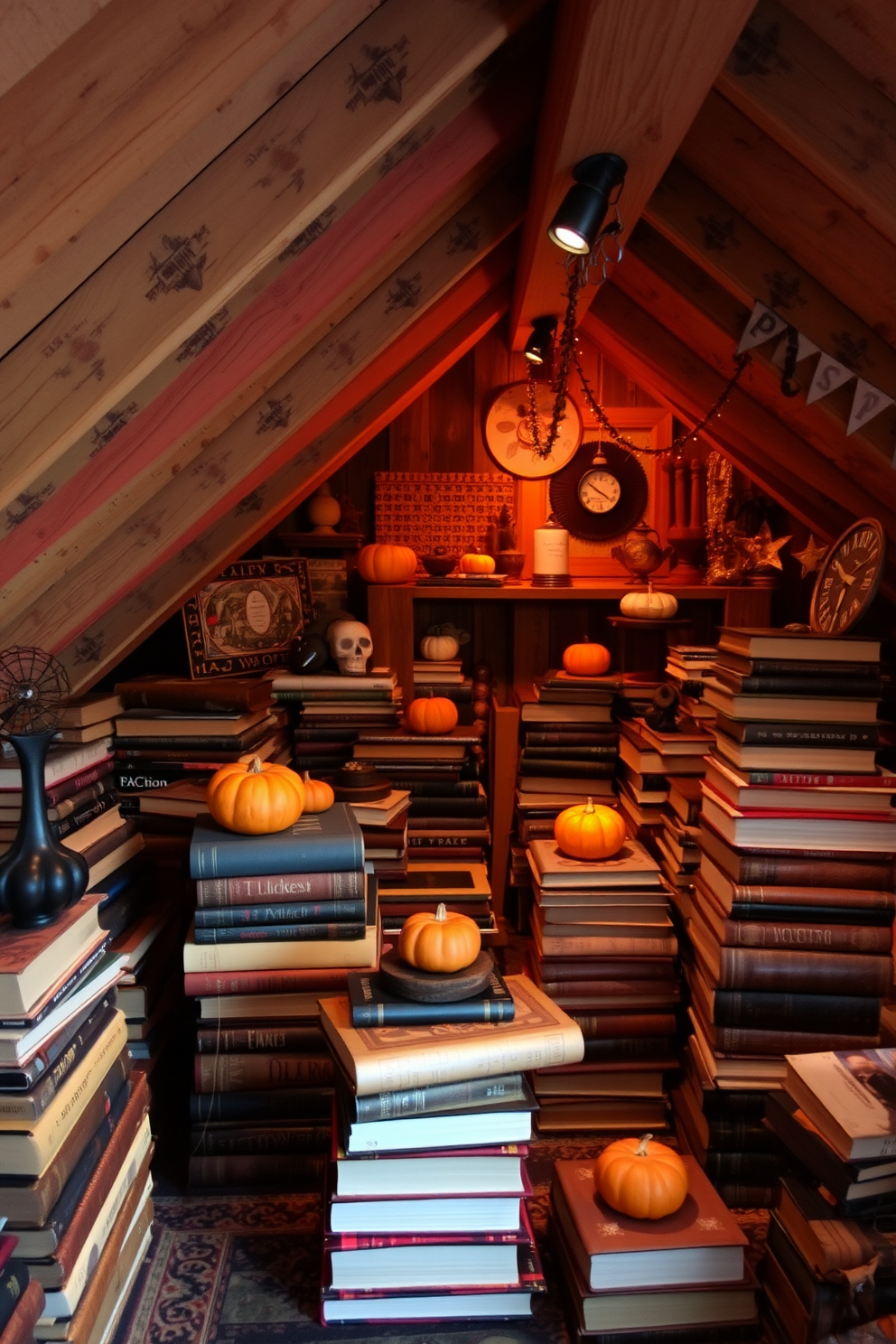 Halloween Attic Decorating Ideas 19