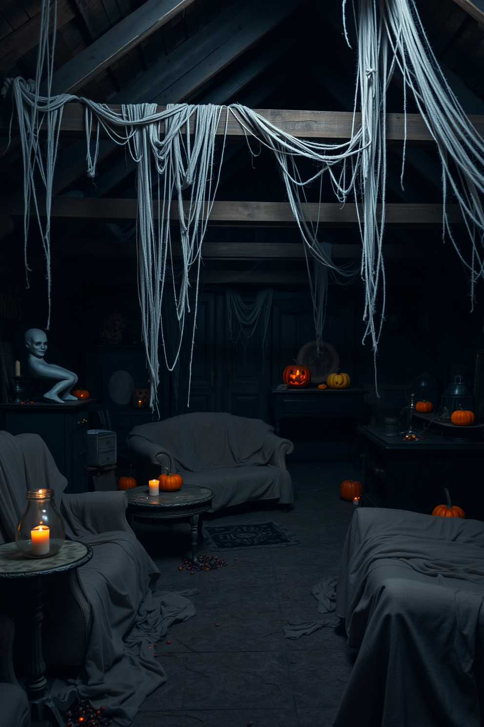 Halloween Attic Decorating Ideas 2