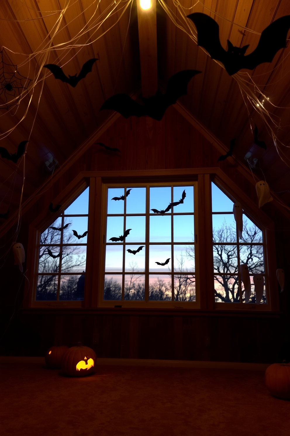 Halloween Attic Decorating Ideas 22