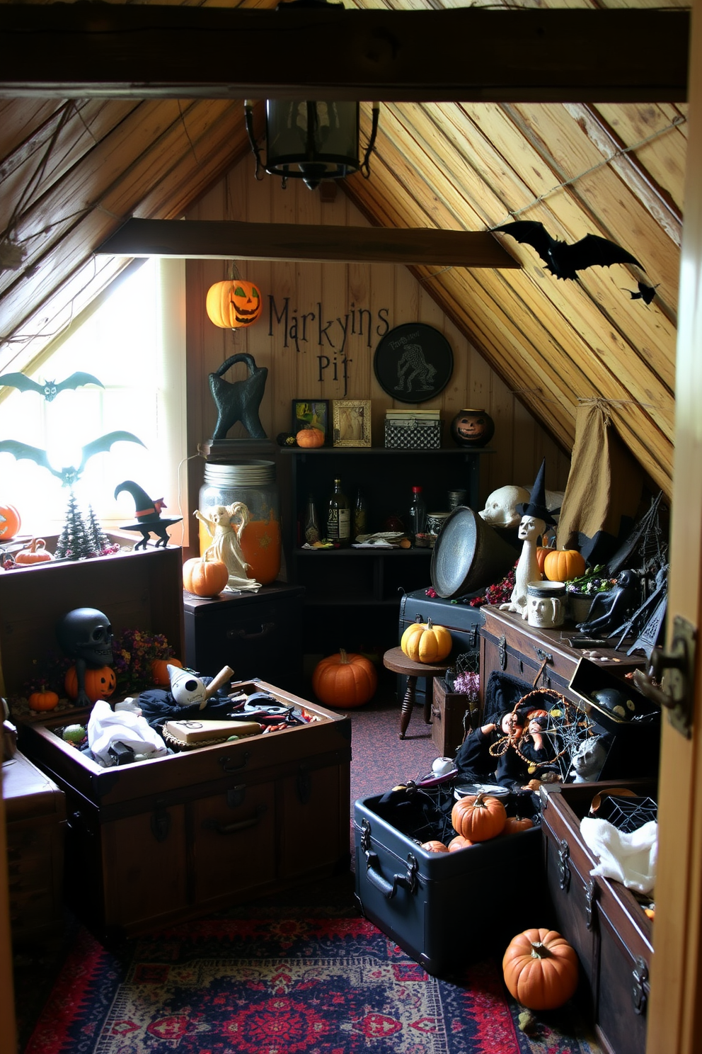 Halloween Attic Decorating Ideas 3