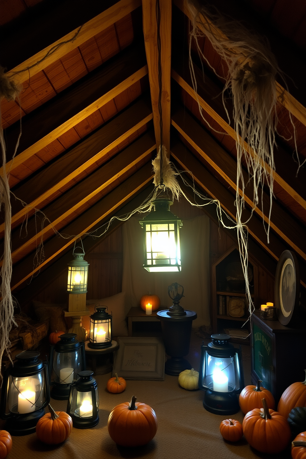 Halloween Attic Decorating Ideas 30