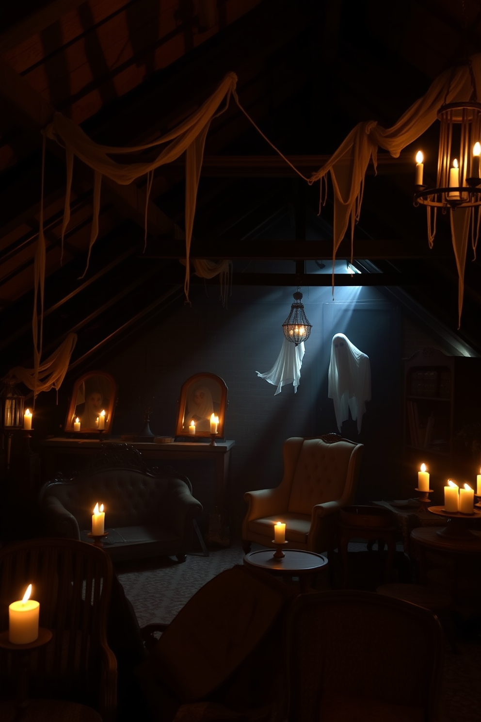 Halloween Attic Decorating Ideas 4