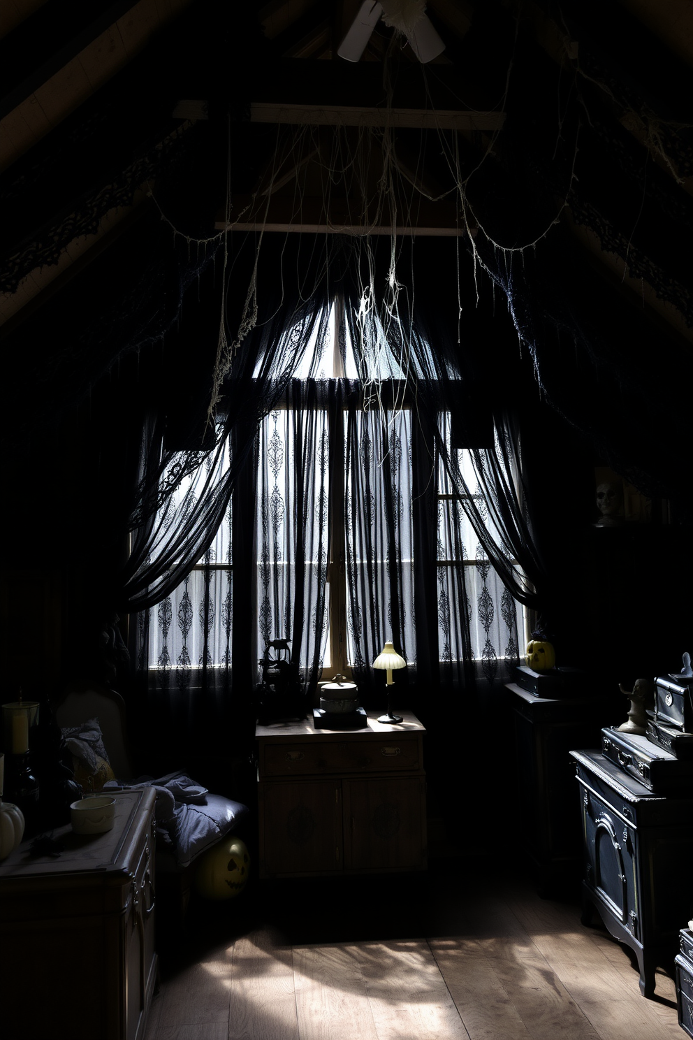 Halloween Attic Decorating Ideas 8