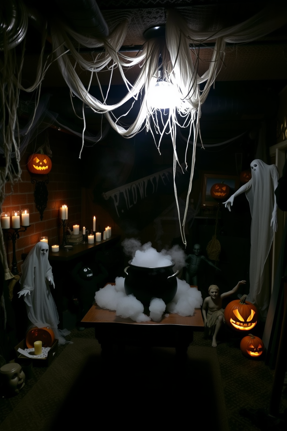 Halloween Basement Decorating Ideas 12