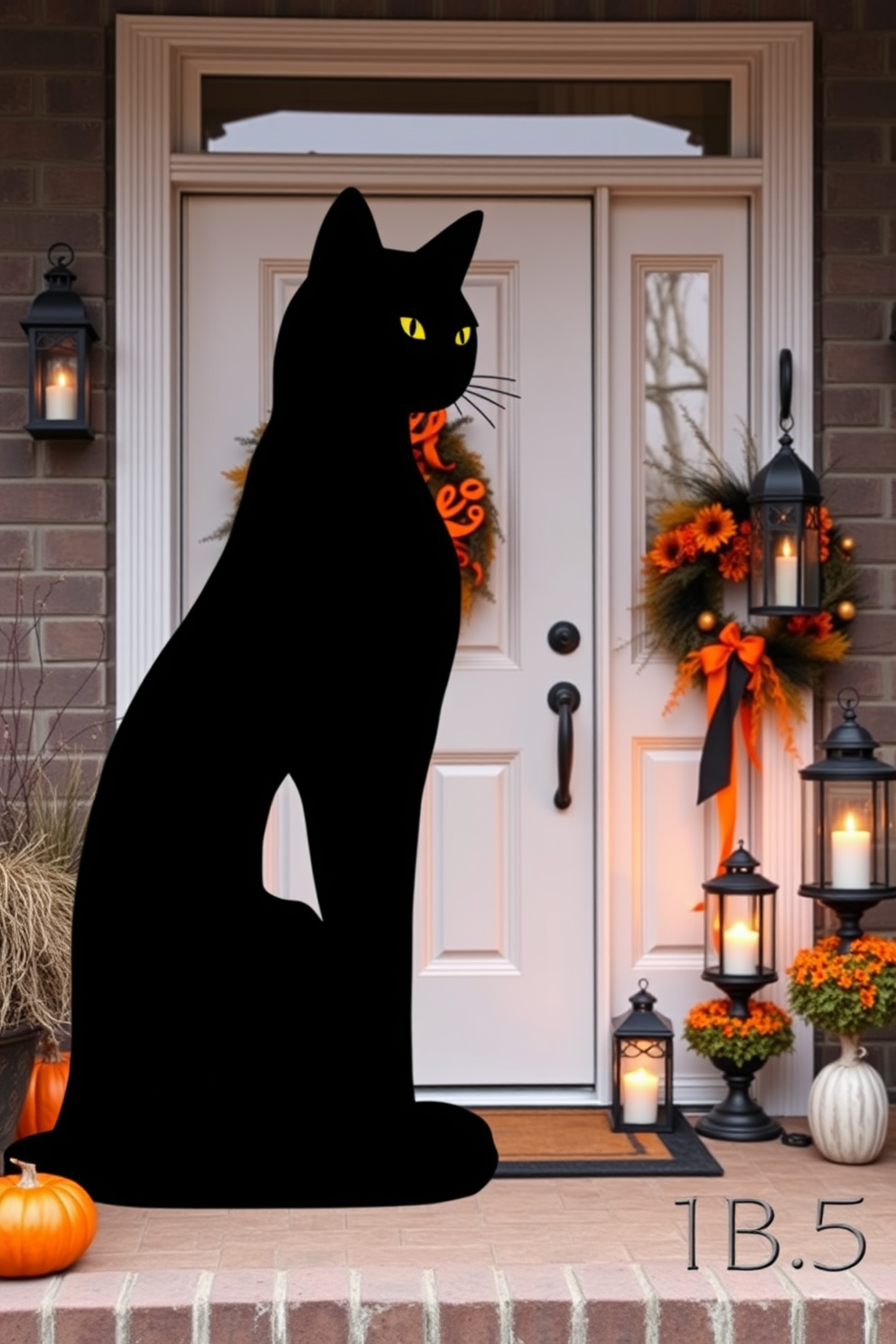 Halloween Front Door Decorating Ideas 10