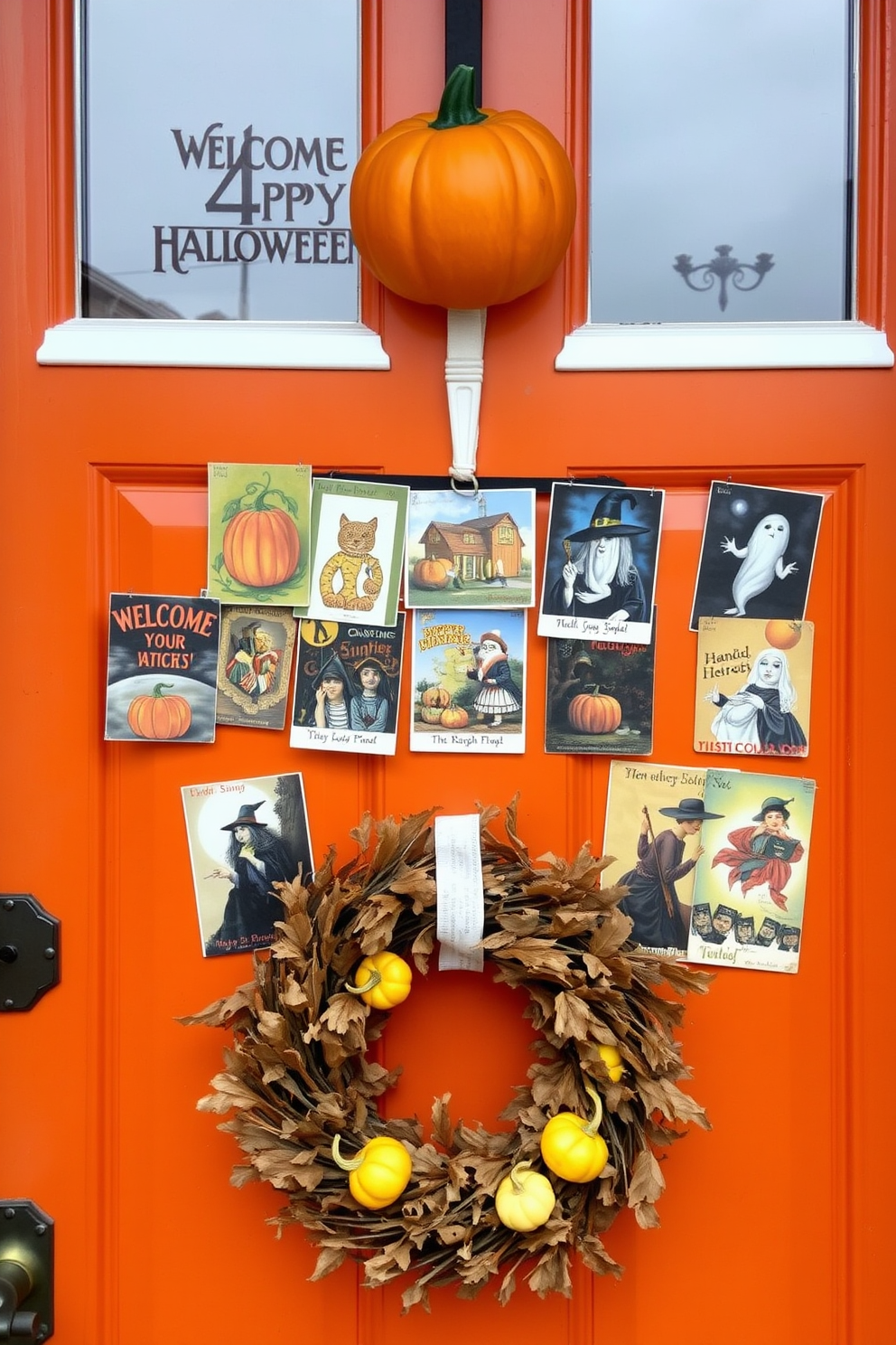 Halloween Front Door Decorating Ideas 11