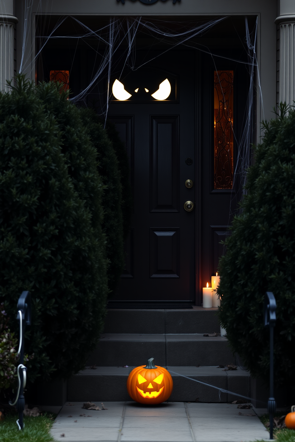 Halloween Front Door Decorating Ideas 13