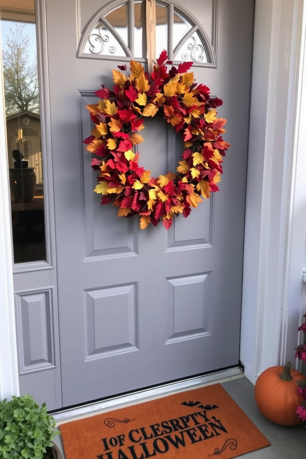 Halloween Front Door Decorating Ideas 15