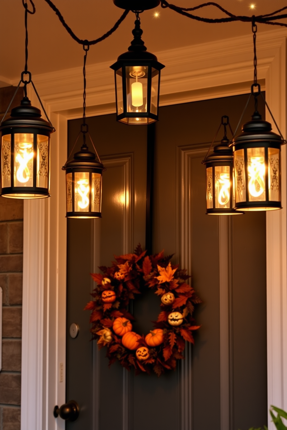 Halloween Front Door Decorating Ideas 17