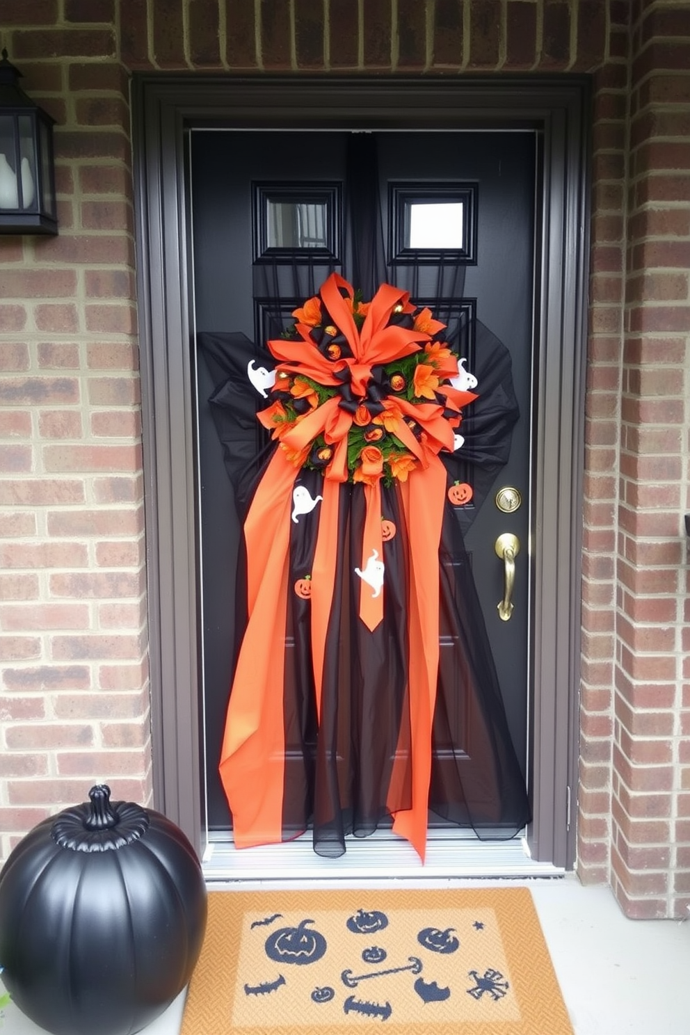 Halloween Front Door Decorating Ideas 23