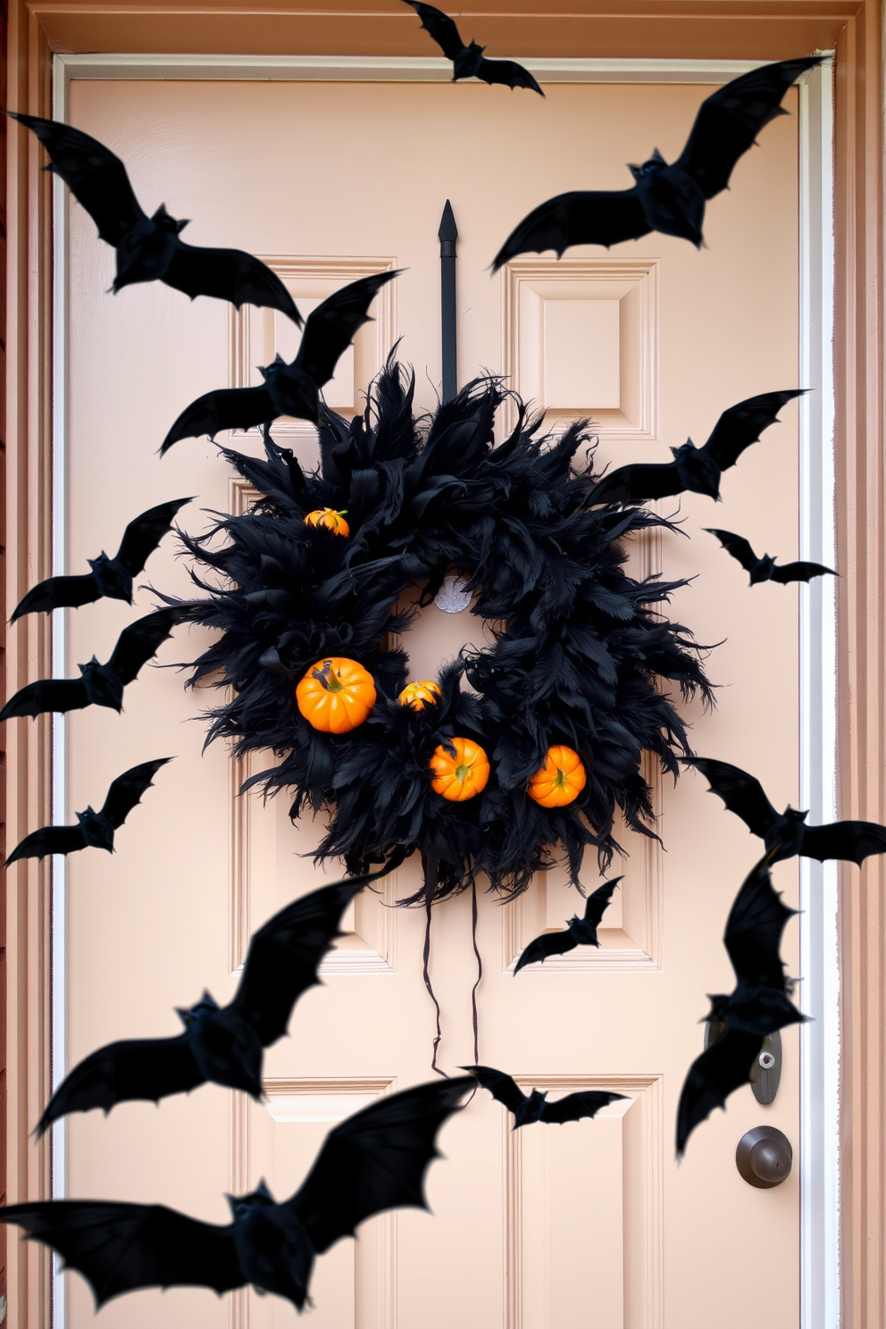 Halloween Front Door Decorating Ideas 5