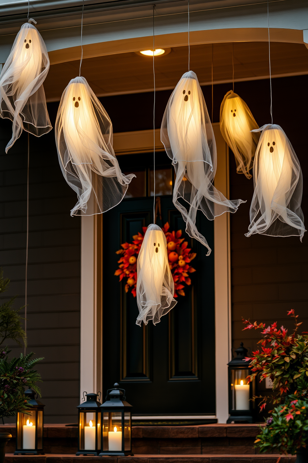 Halloween Front Door Decorating Ideas 8