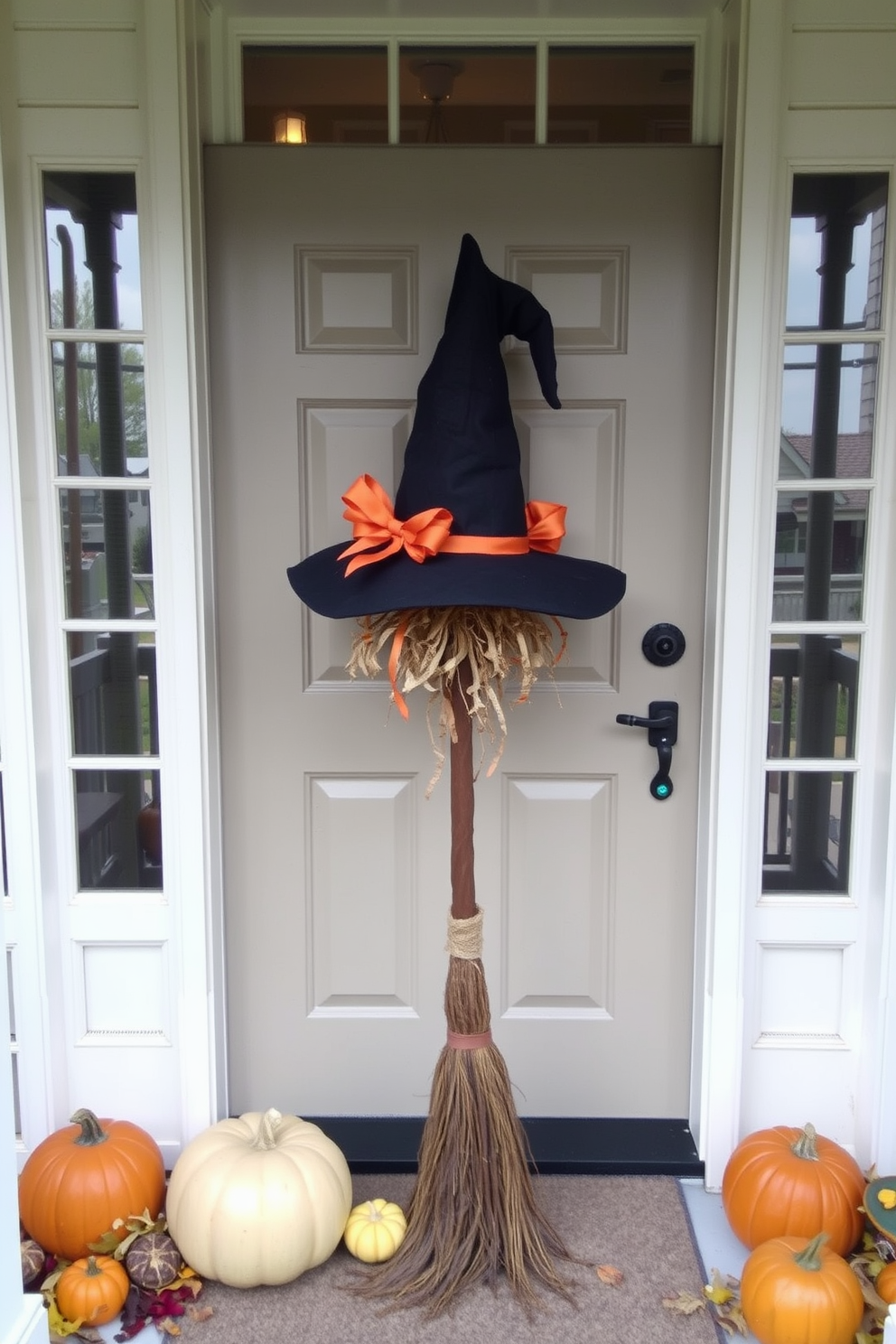 Halloween Front Door Decorating Ideas 9