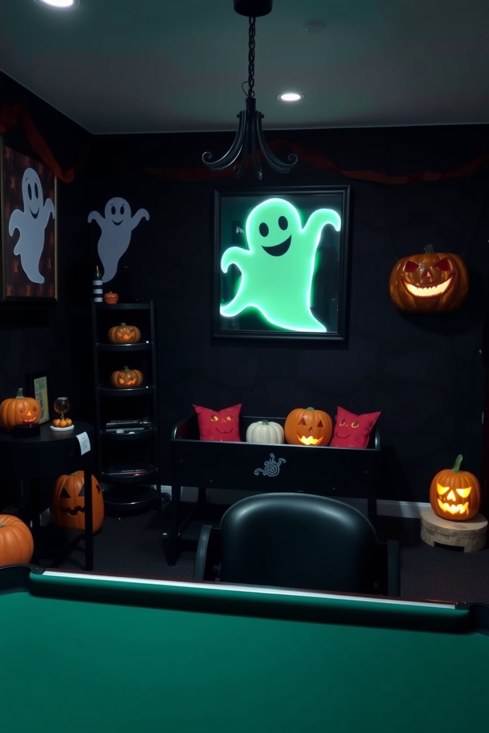 Halloween Game Room Decorating Ideas 1