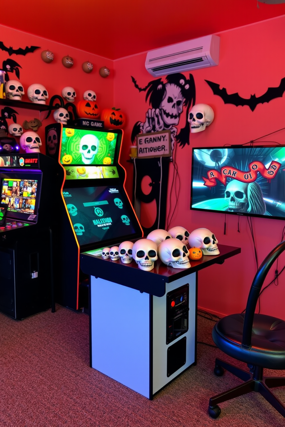 Halloween Game Room Decorating Ideas 13