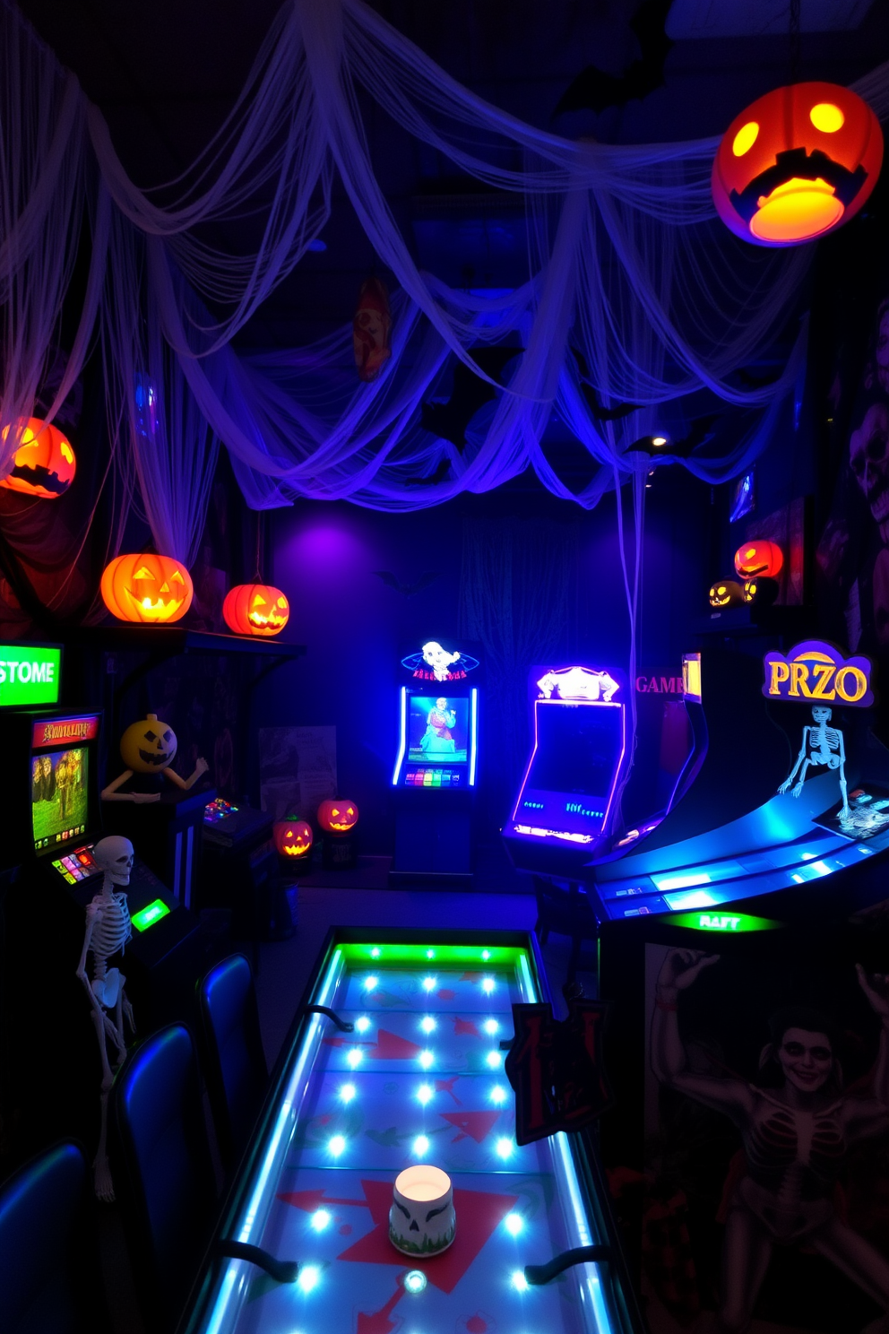 Halloween Game Room Decorating Ideas 16