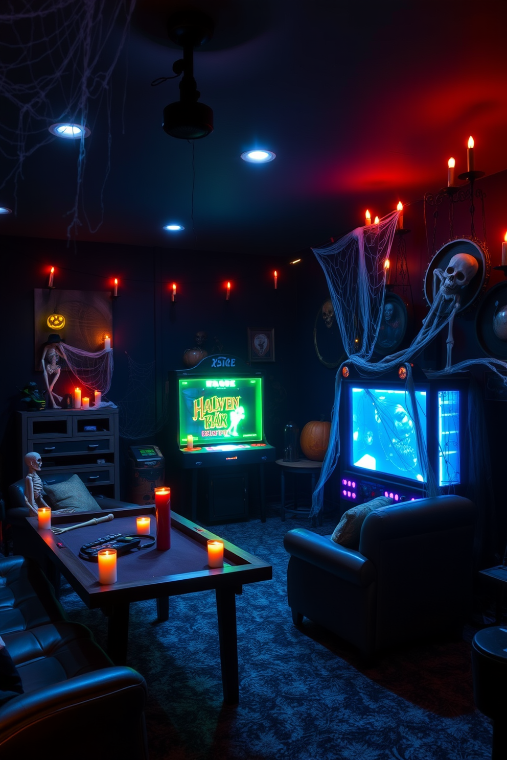 Halloween Game Room Decorating Ideas 19