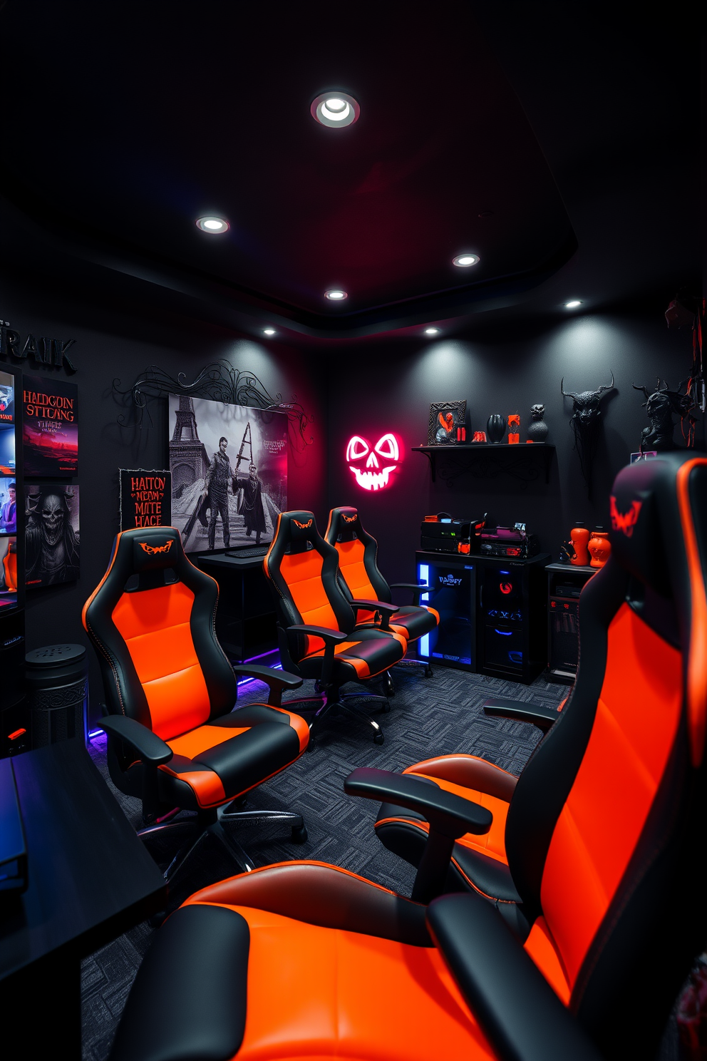 Halloween Game Room Decorating Ideas 2