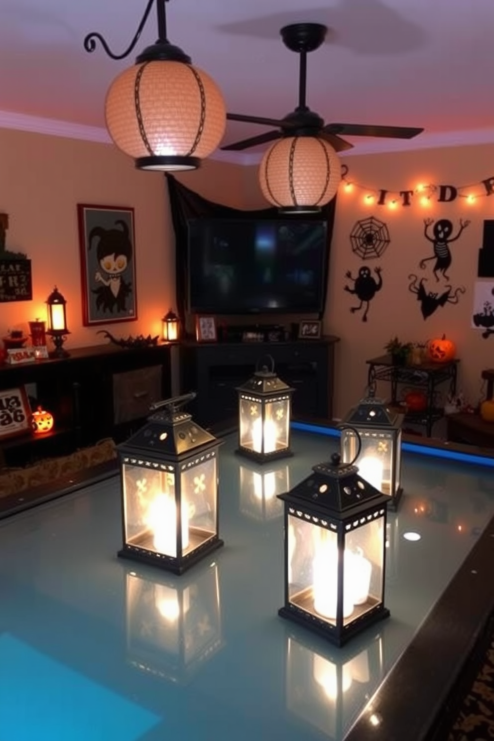 Halloween Game Room Decorating Ideas 24