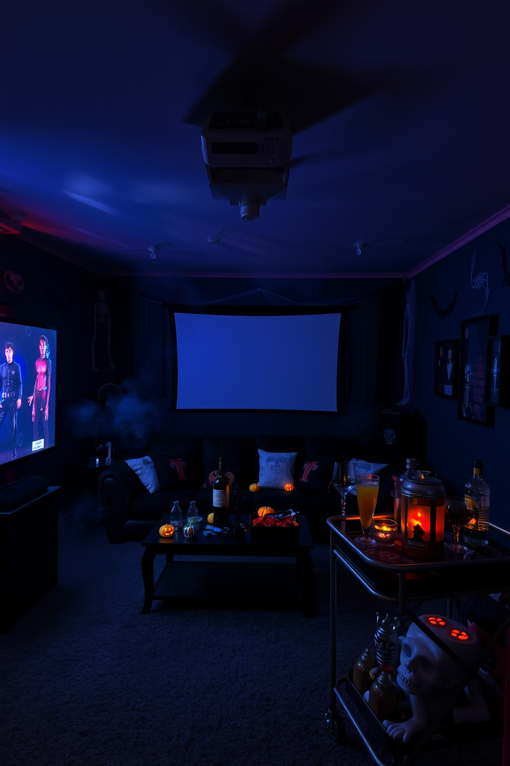 Halloween Game Room Decorating Ideas 6