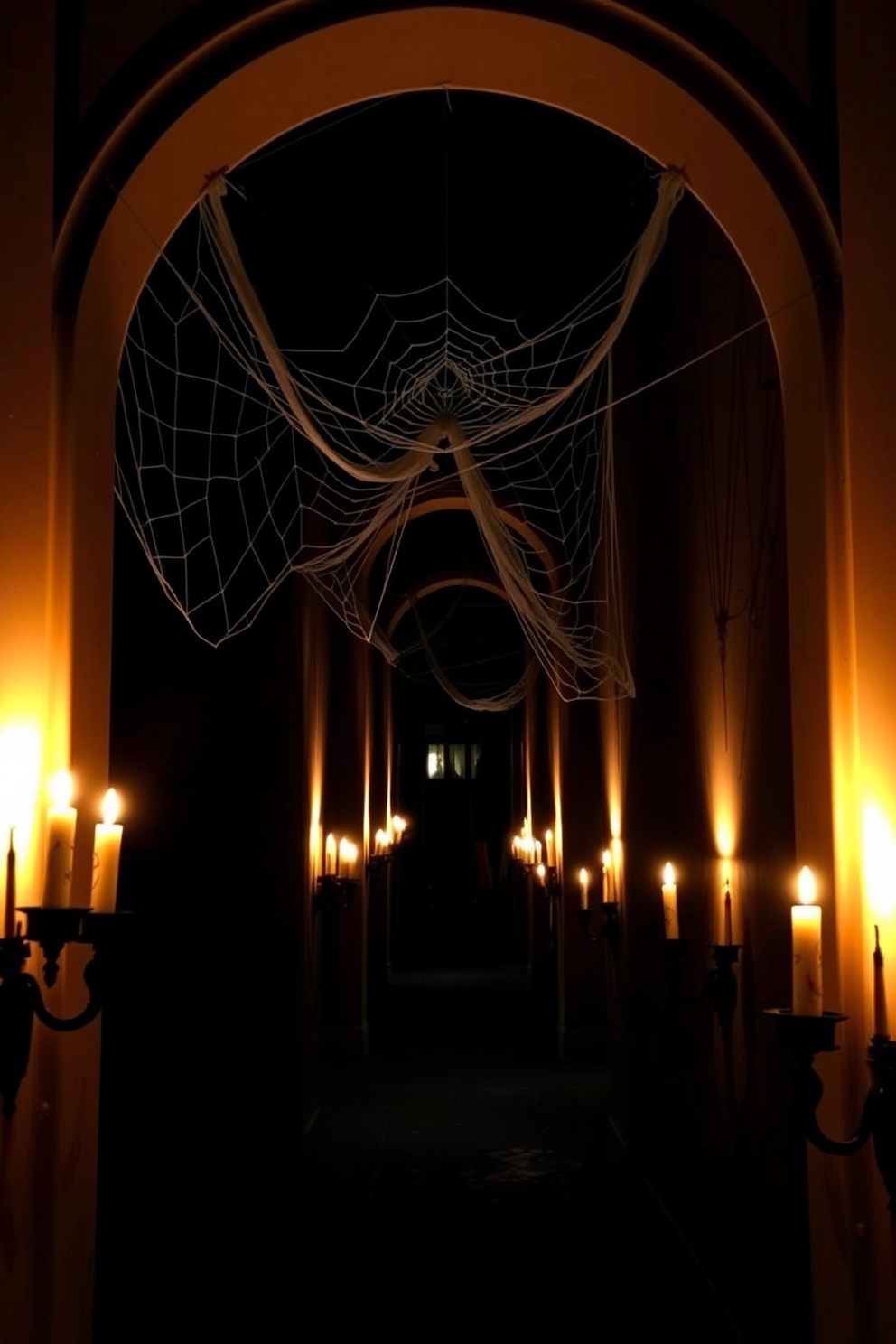 Halloween Hallway Decorating Ideas 1