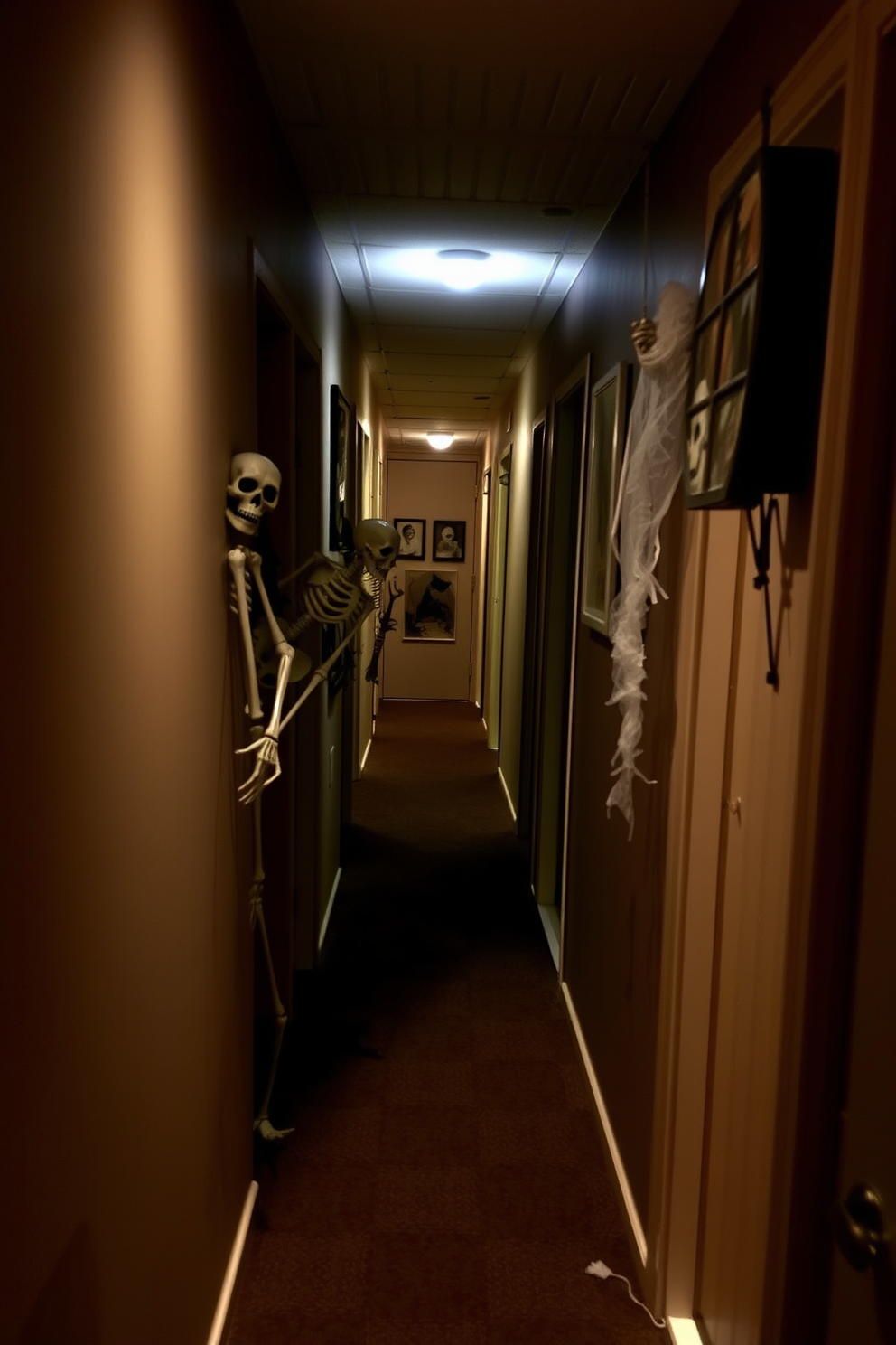 Halloween Hallway Decorating Ideas 11