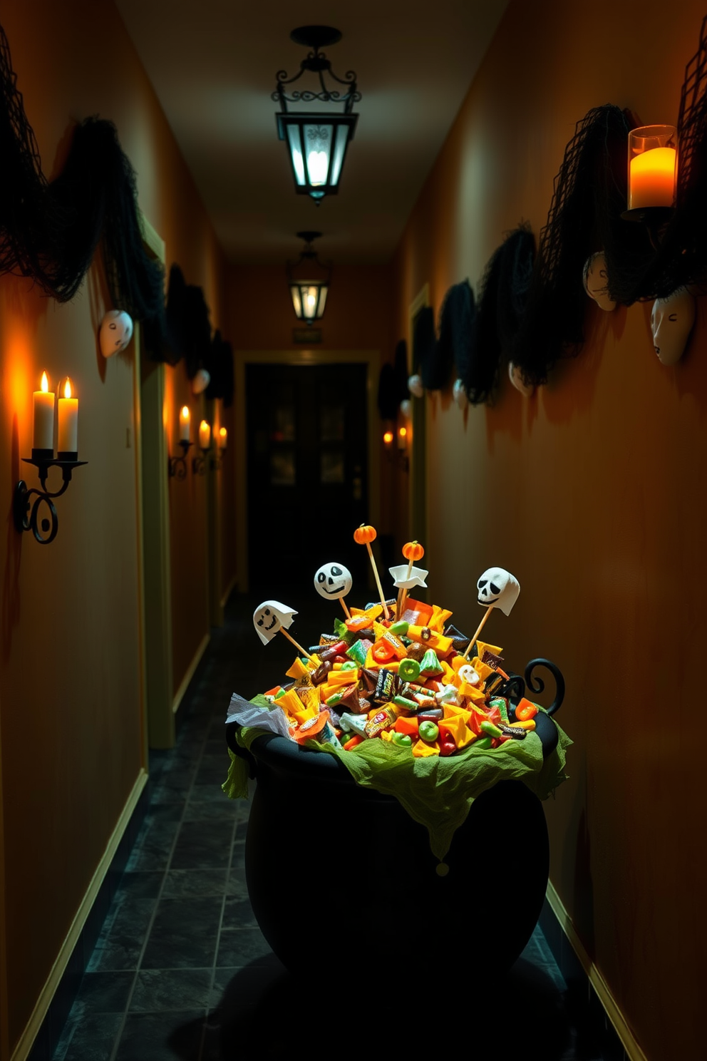 Halloween Hallway Decorating Ideas 18