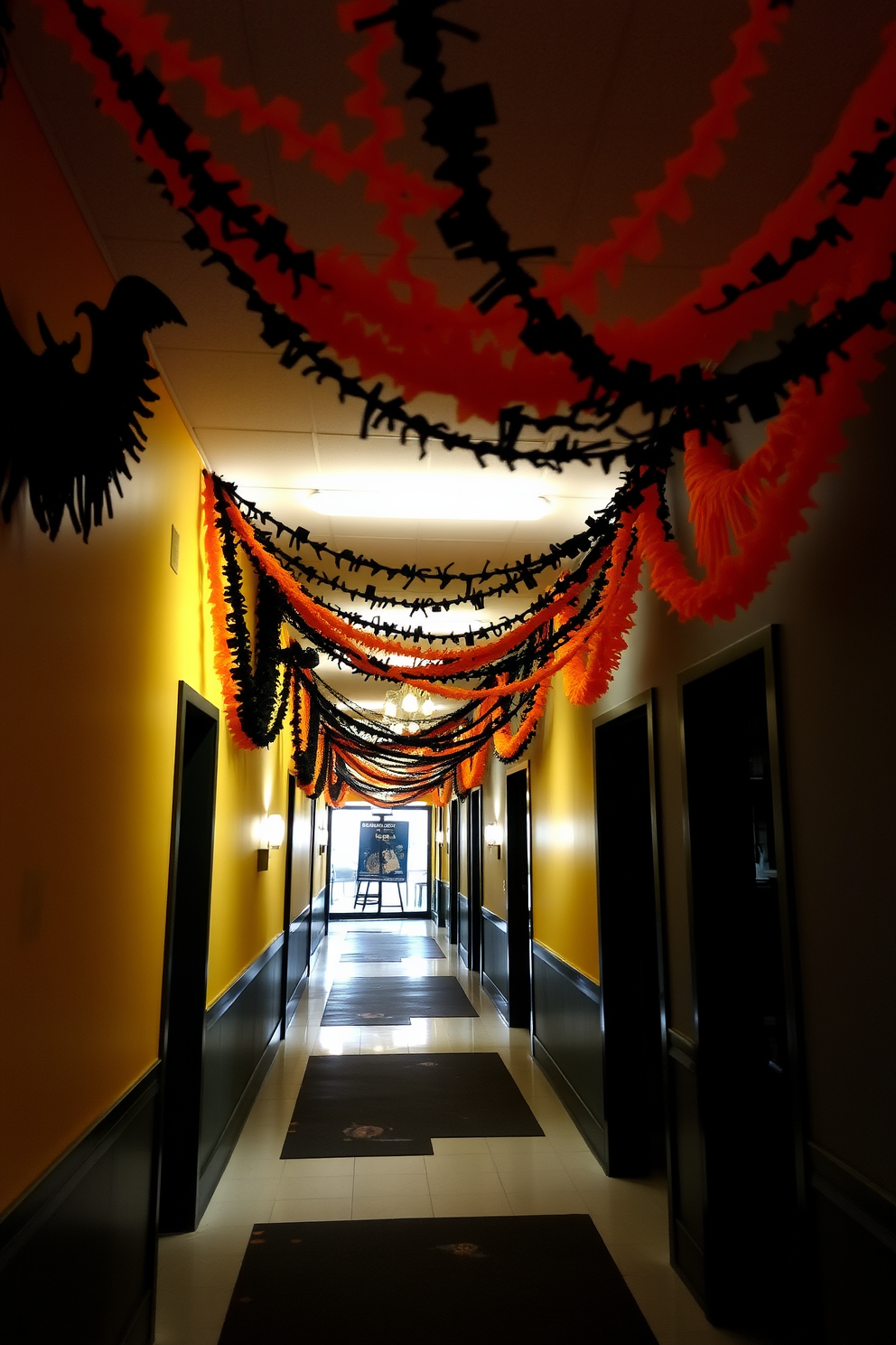 Halloween Hallway Decorating Ideas 7