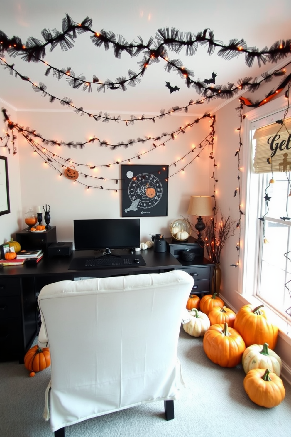 Halloween Home Office Decorating Ideas 17