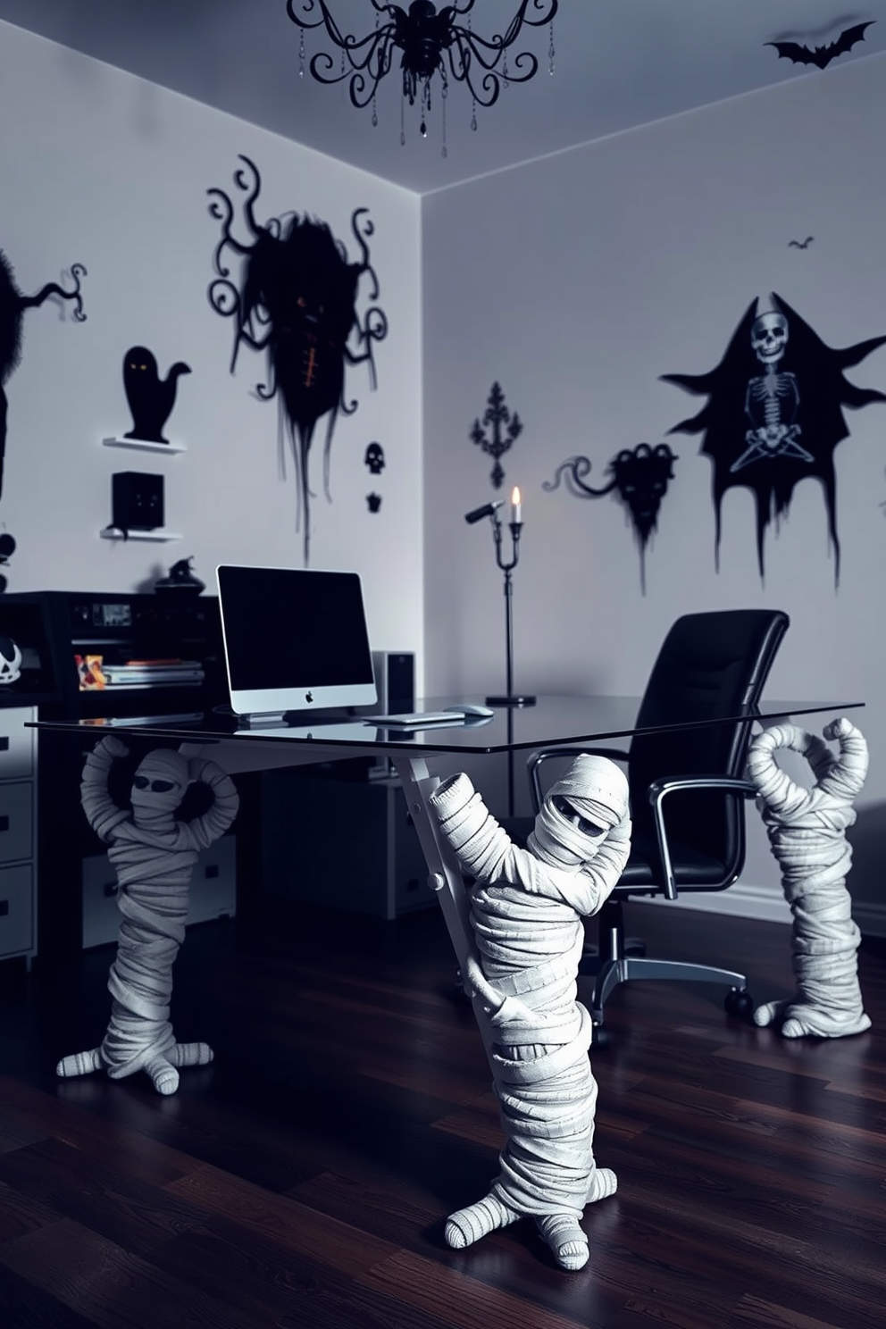 Halloween Home Office Decorating Ideas 21