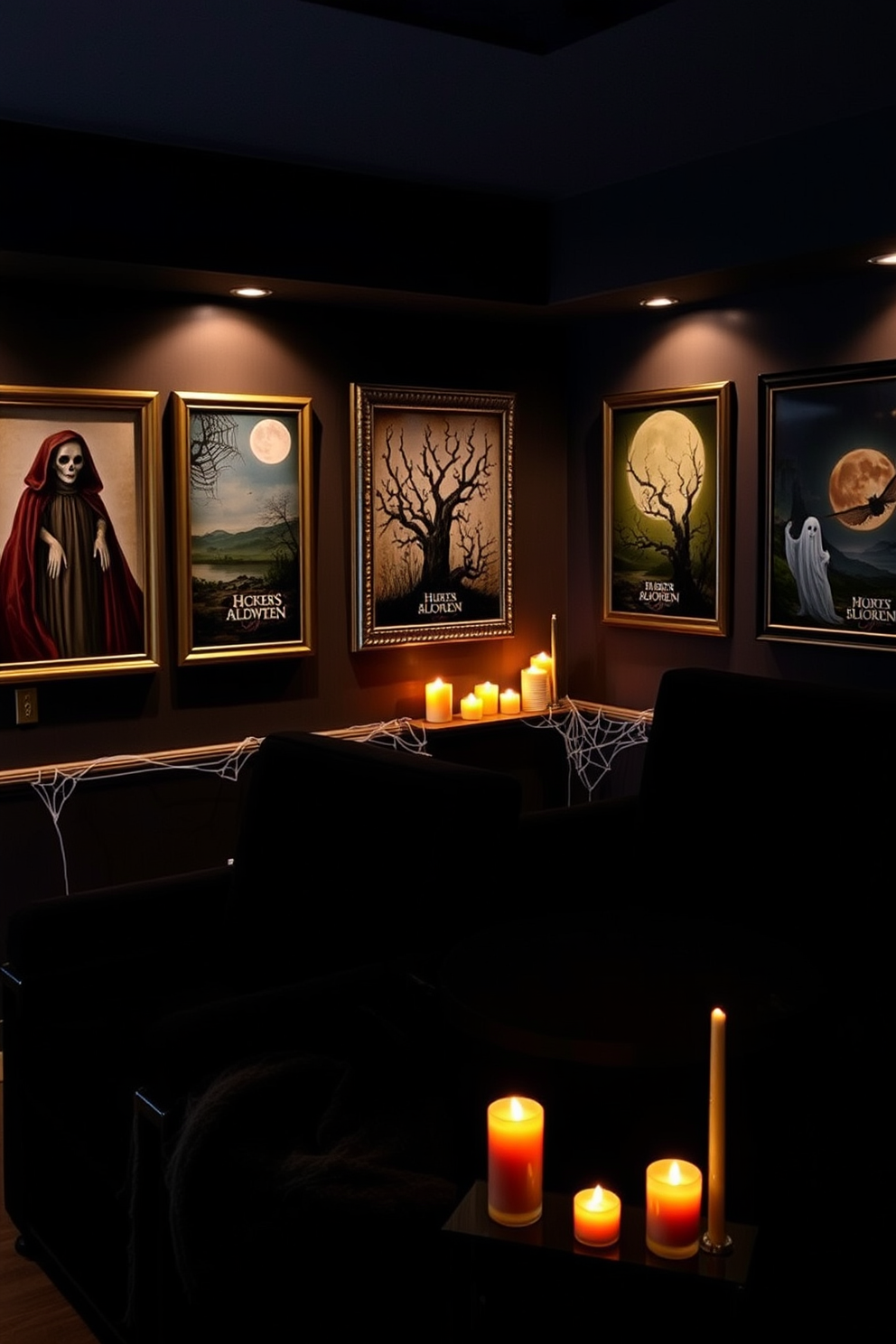 Halloween Home Theater Decorating Ideas 16