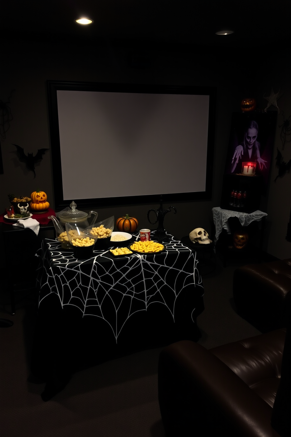 Halloween Home Theater Decorating Ideas 17