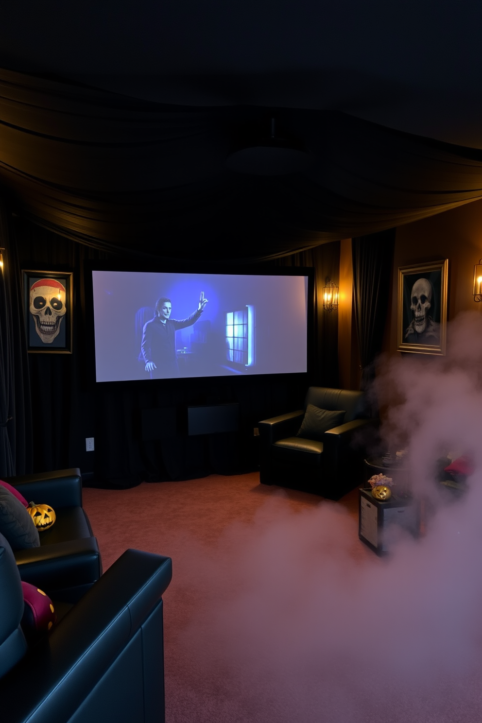 Halloween Home Theater Decorating Ideas 21