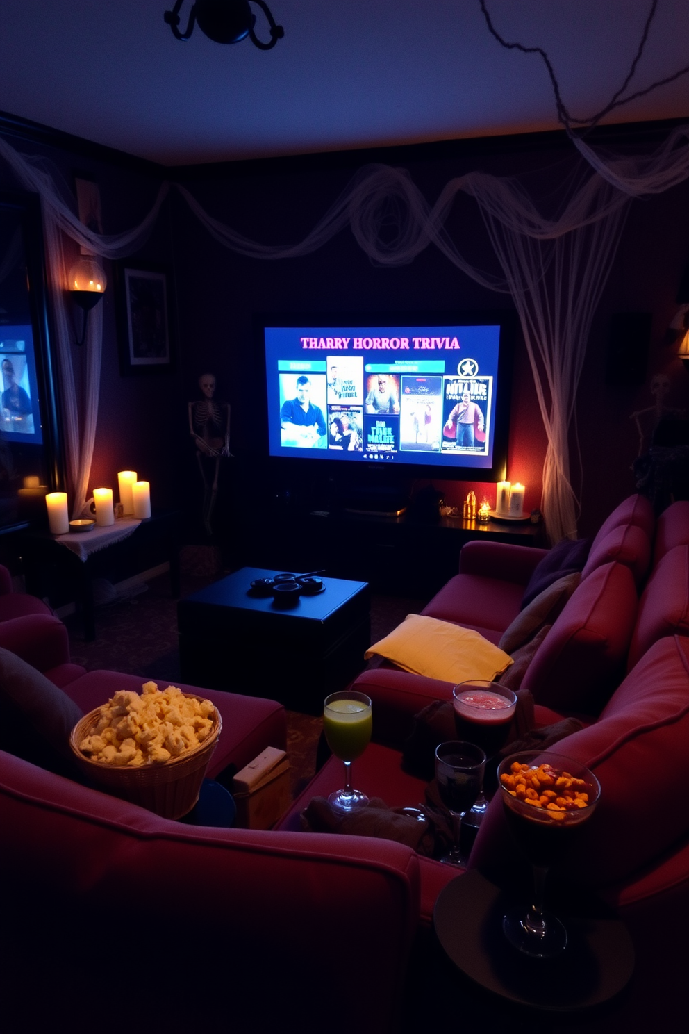 Halloween Home Theater Decorating Ideas 24