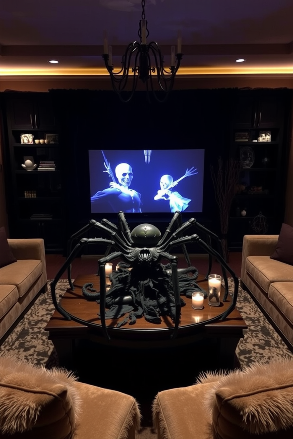 Halloween Home Theater Decorating Ideas 26