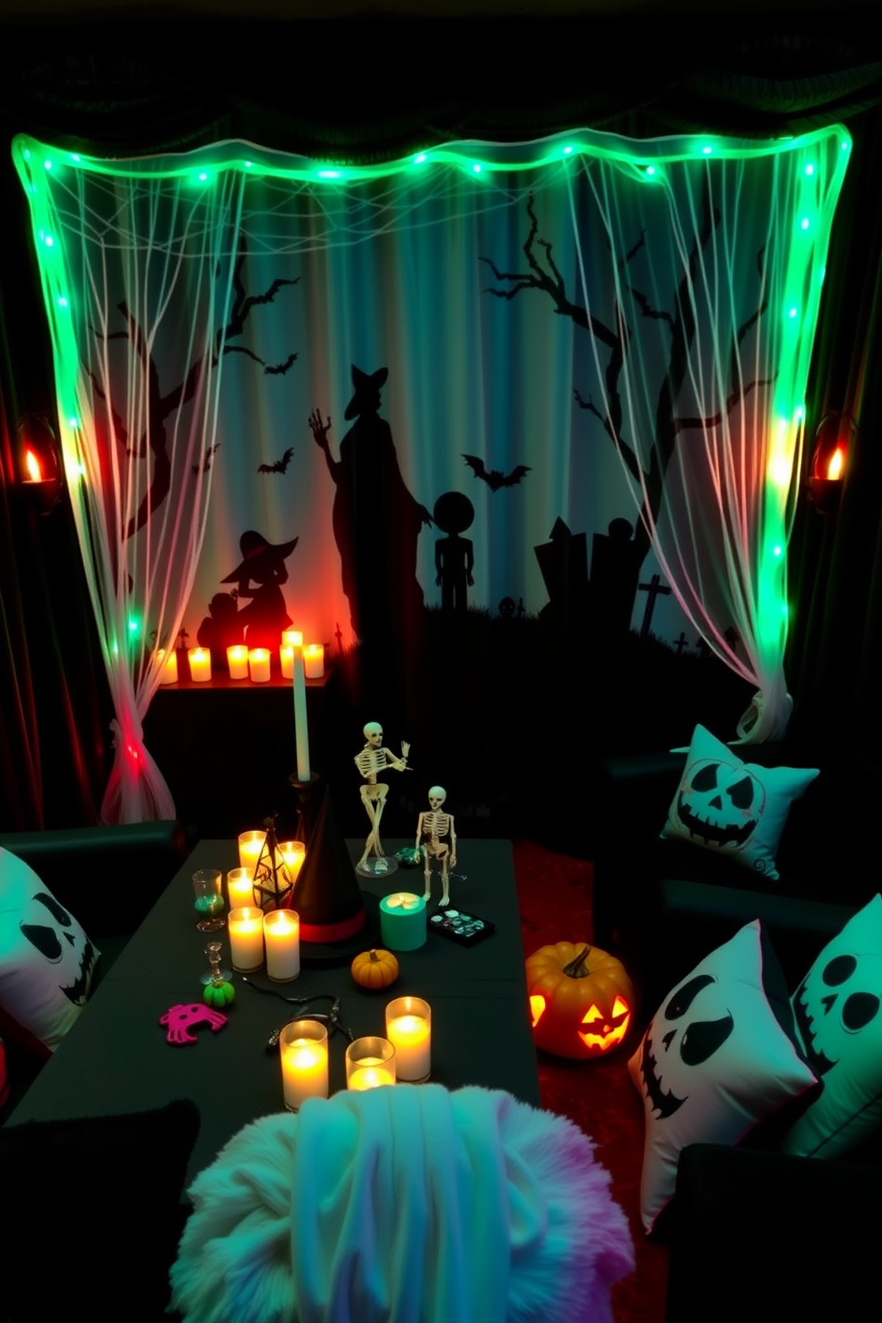 Halloween Home Theater Decorating Ideas 27