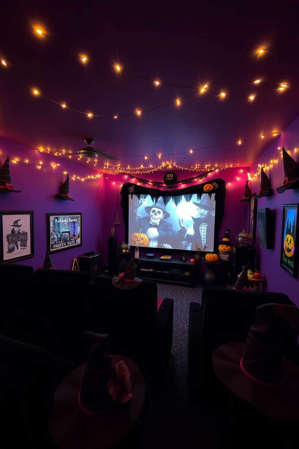 Halloween Home Theater Decorating Ideas 29