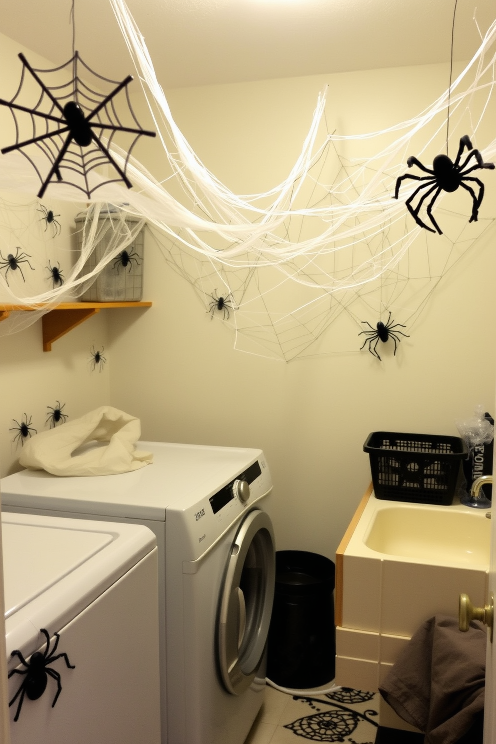 Halloween Laundry Room Decorating Ideas 1