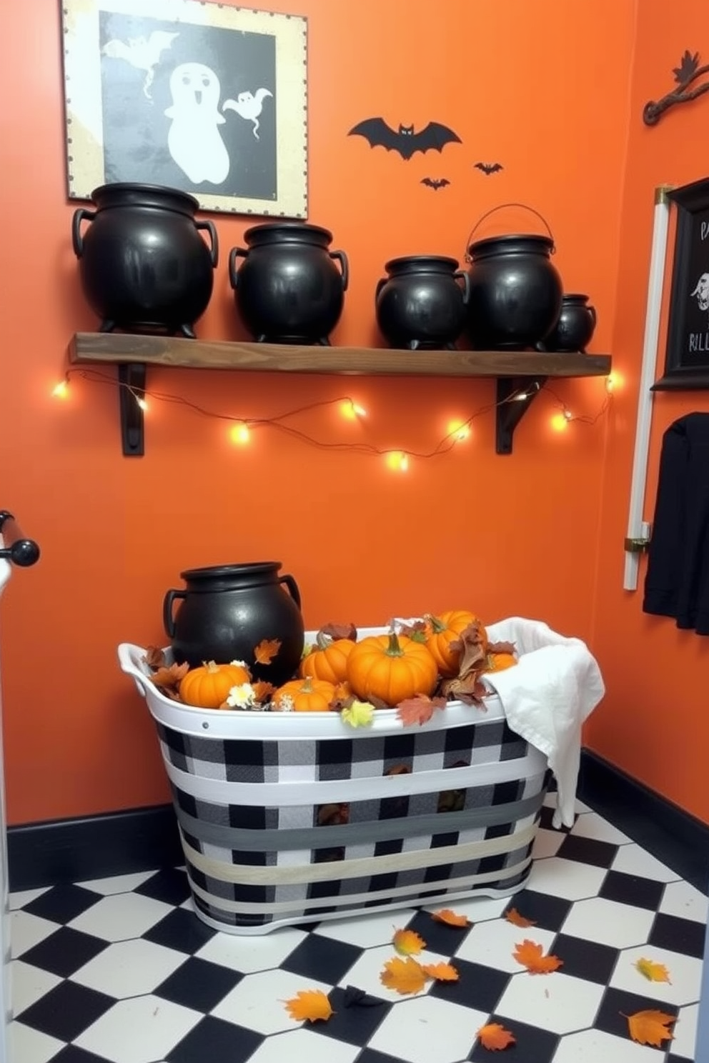 Halloween Laundry Room Decorating Ideas 12