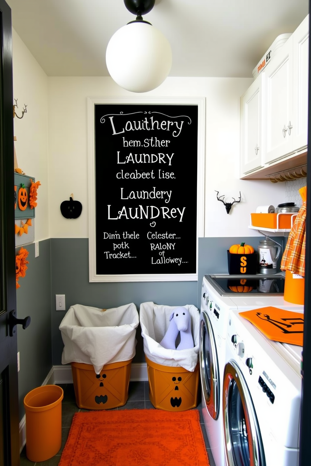 Halloween Laundry Room Decorating Ideas 17