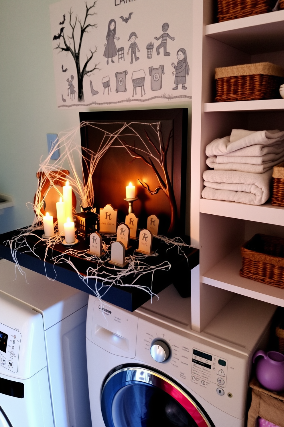 Halloween Laundry Room Decorating Ideas 25