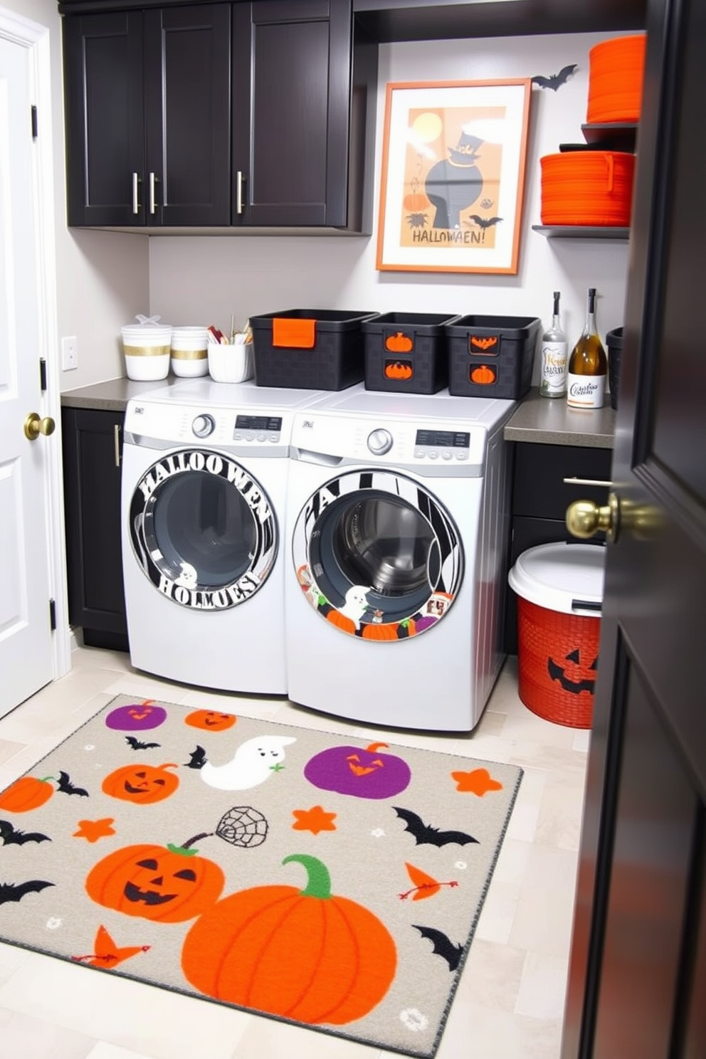 Halloween Laundry Room Decorating Ideas 28